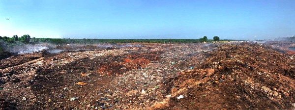 Pondicherry's dumpsite at Karuvadaikuppam